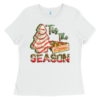 White tis the season Ladies Tee - FaDigitalArtStudio