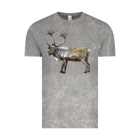 Cloud Rock reindeer buck deer Vintage Tee - LillyAllenDesigns
