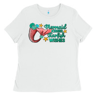 White mermaid kisses starfish wishes Ladies Tee - JahusDesignShop