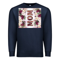 Navy mother’s day mom flowers tumbler tbs Premium Sweatshirt - TumblerDesignByShophia