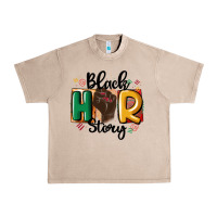 French Oak black story Urban Heavy Tee - MaliasSmallBusiness
