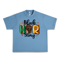 Pebble Blue black story Urban Heavy Tee - MaliasSmallBusiness