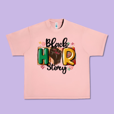 Black Story Urban Heavy Tee Designed By Maliassmallbusiness
