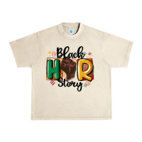 Sandshell black story Urban Heavy Tee - MaliasSmallBusiness