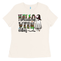 Bone halloween vibes Ladies Tee - CowhideDigitalArt