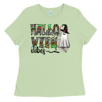 Matcha halloween vibes Ladies Tee - CowhideDigitalArt