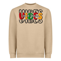 Mushroom black history vibes Heavyweight Sweatshirt - MaliasSmallBusiness