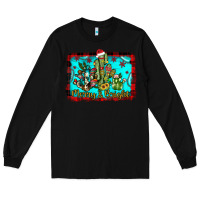 Black merry & bright Long Sleeve Tee - JahusDesignShop