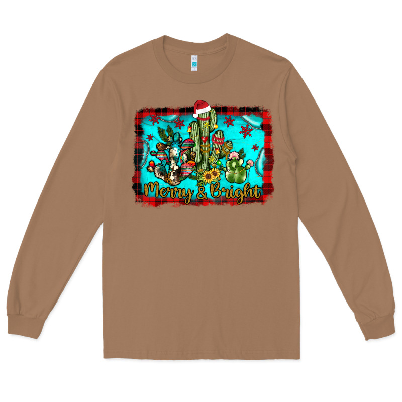 Merry & Bright Long Sleeve Tee by JahusDesignShop | Teevron
