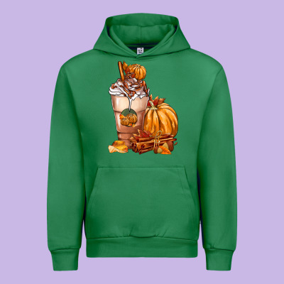 Pumpkin Spice Coffee Urban Hoodie Designed By Fadigitalartstudio