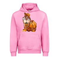 Fuchsia Pink Pumpkin Spice Coffee Urban Hoodie - FaDigitalArtStudio