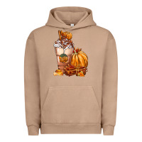 Pigment Burro Pumpkin Spice Coffee Urban Hoodie - FaDigitalArtStudio