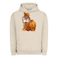 Pigment French Oak Pumpkin Spice Coffee Urban Hoodie - FaDigitalArtStudio