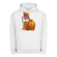 Pigment Lunar Rock Pumpkin Spice Coffee Urban Hoodie - FaDigitalArtStudio