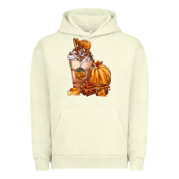 Pigment Pistachio Pumpkin Spice Coffee Urban Hoodie - FaDigitalArtStudio