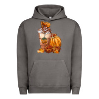 Pigment Tornado Pumpkin Spice Coffee Urban Hoodie - FaDigitalArtStudio