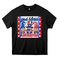 God Bless America Gnomes Heavy Core Tee | Teevron