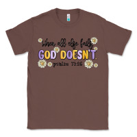 Chestnut when all else fails god doesnt Classic Tee - MaliasSmallBusiness
