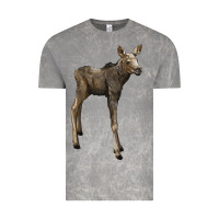 Cloud Rock moose fawn deer Vintage Tee - LillyAllenDesigns