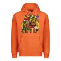 Carrot Christmas army gnomes truck 4th of july Premium Hoodie - HowdyJamesFarm