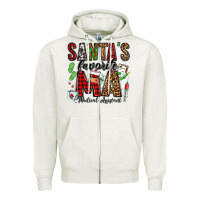 Oatmeal Heather santa's favorite ma medical assistant Zipper Hoodie - Jasminsmagicworld