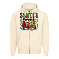 Sandshell santa's favorite ma medical assistant Zipper Hoodie - Jasminsmagicworld