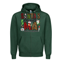Sports Green santa's favorite ma medical assistant Zipper Hoodie - Jasminsmagicworld