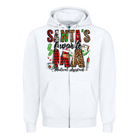 Santa's Favorite Ma Medical Assistant Zipper Hoodie | Teevron