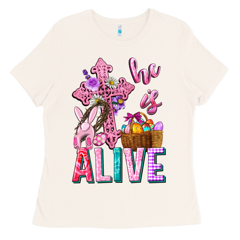 He Is Alive Easter Ladies Tee by Neo Western | Teevron