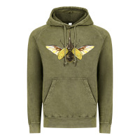 Vintage Olive Hercules Beetle With Wings Vintage Hoodie - LillyAllenDesigns