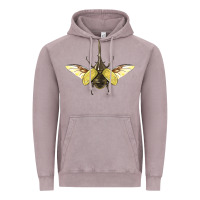 Vintage Zinc Hercules Beetle With Wings Vintage Hoodie - LillyAllenDesigns