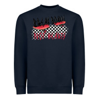Navy break boards not hearts Heavyweight Sweatshirt - MaliasSmallBusiness