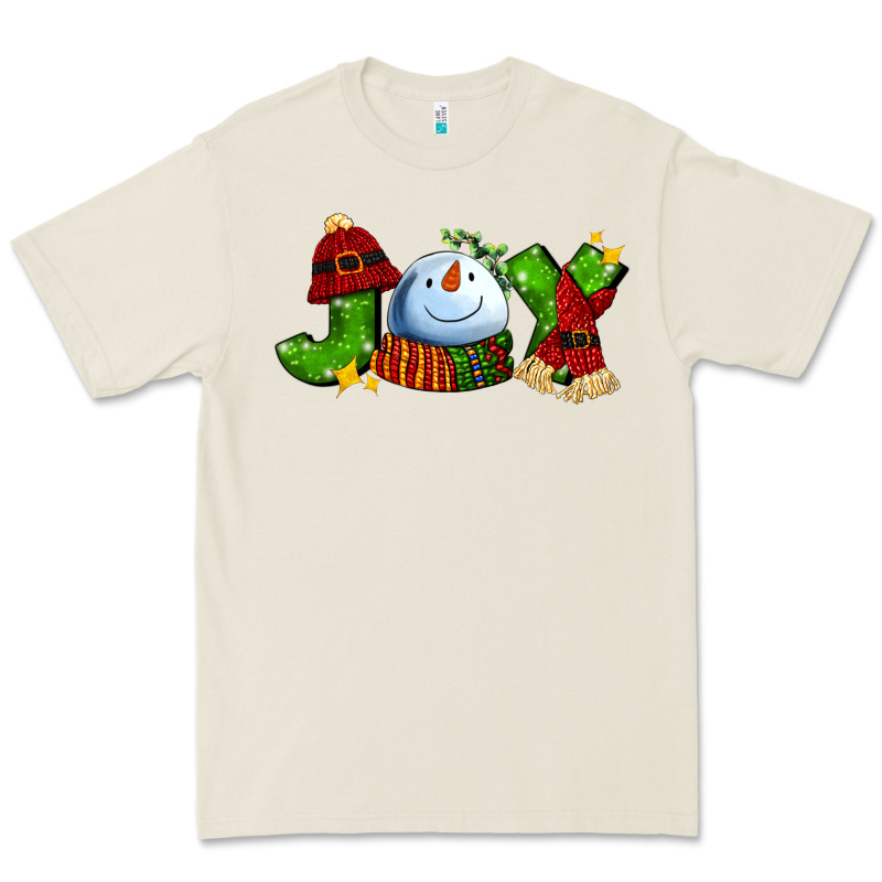 Joy For Christmas With Snowman Premium Tee by AdoDesignShop | Teevron