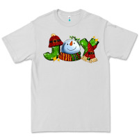 Dove Grey joy for christmas with snowman Premium Tee - AdoDesignShop