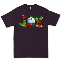 Plum joy for christmas with snowman Premium Tee - AdoDesignShop
