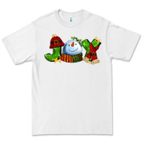White joy for christmas with snowman Premium Tee - AdoDesignShop