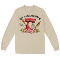 Mushroom life is what you bake it Long Sleeve Tee - MaliasSmallBusiness