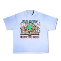 Grape Ice book lover Urban Heavy Tee - MaliasSmallBusiness