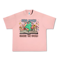 Salmon book lover Urban Heavy Tee - MaliasSmallBusiness