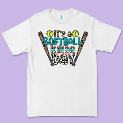 Softball Premium Tee Designed By Cowhidedigitalart