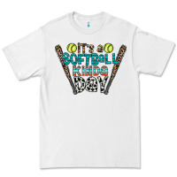 White softball Premium Tee - CowhideDigitalArt