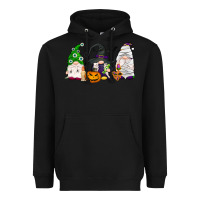 Black Halloween gnomes Heavyweight Hoodie - NancyCooperArtShop