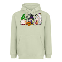 Matcha Halloween gnomes Heavyweight Hoodie - NancyCooperArtShop