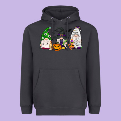 Halloween Gnomes Heavyweight Hoodie Designed By Nancycooperartshop
