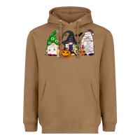 Toasted Coconut Halloween gnomes Heavyweight Hoodie - NancyCooperArtShop