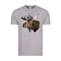 Moose Buck Deer Head Vintage Tee | Teevron