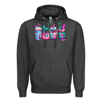 Charcoal Heather mermaid underwater coffee Zipper Hoodie - Jasminsmagicworld
