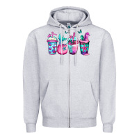 Heather Grey mermaid underwater coffee Zipper Hoodie - Jasminsmagicworld