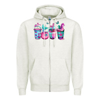 Oatmeal Heather mermaid underwater coffee Zipper Hoodie - Jasminsmagicworld