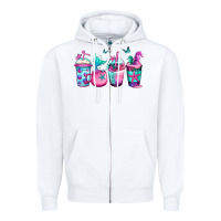White mermaid underwater coffee Zipper Hoodie - Jasminsmagicworld